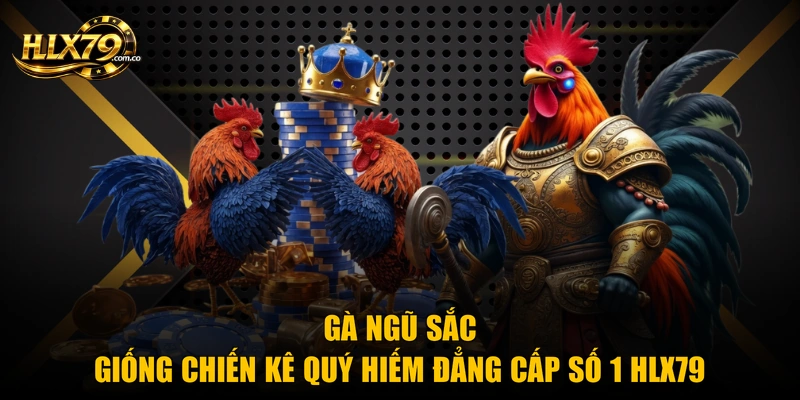 Gà Ngũ Sắc - Giống Chiến Kê Quý Hiếm Đẳng Cấp Số 1 Hlx79