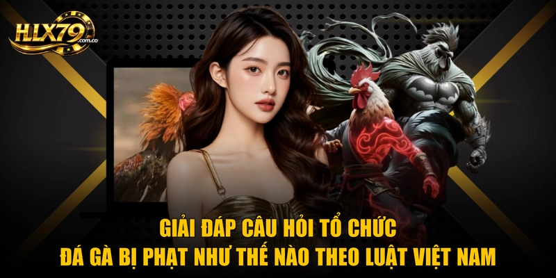 Giải đáp câu hỏi tổ chức đá gà bị phạt như thế nào theo luật Việt Nam