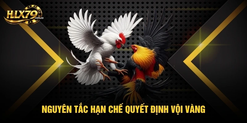 Nguyên tắc hạn chế quyết định vội vàng Nguyên tắc hạn chế quyết định vội vàng